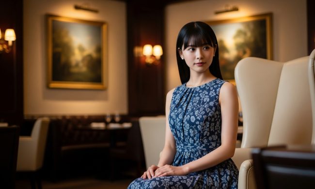 王道はワンピースやきれいめニット